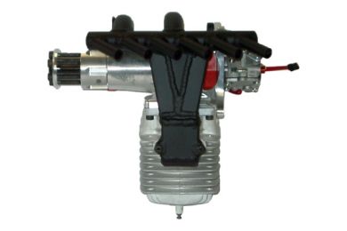 Keleo Custom Exhaust to suit Top Flite P-51  1/5 Scale - DA 85 engine