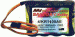 4.8Volt 1100mAh NiCd Rx Pack-JR/Hitec Plug