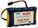 6.0 Volt 1700mAh NiCd Rx Pack-JR/Hitec Plug
