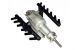Keleo Custom Exhaust to suit Top Flite P-51  1/5 Scale - Rev 52 Engine