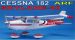 ARF 40-46 Size Cessna 182 63 inch 1.11m