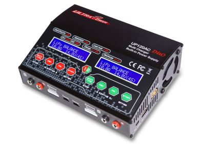 Ultra Power Charger 120W 12A Dual Output / High Power Supply UP120AC DUO / Lipo Battery Charger Support AC/DC Input