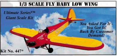 Balsa USA BUSA - 1/3 FLYBABY LOW WING 112" SP., 2.0-4.0cu