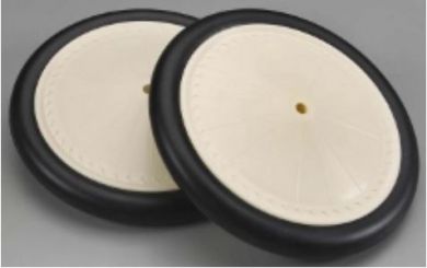 vintage model aircraft wheels
