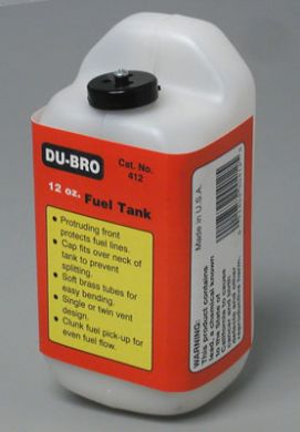 Dubro Du-Bro S12 RC 12 oz. Square Fuel Tank (360cc)