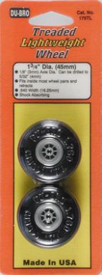 Dubro Treaded Lite Wheels 1-3/4" (2)