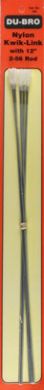 Dubro Rod & Nylon Kwik Link 12" (5) Cat No 184