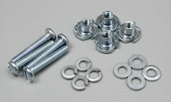 Dubro Screw Head Bolt & Nut Set 2-56 x 1/2 inch