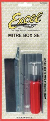 Excel Mitre Box & Razor Saw Set