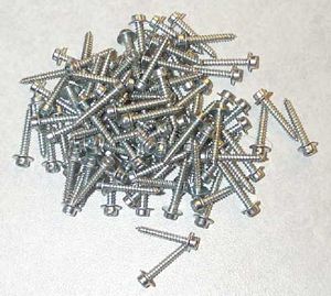 1 Packet of 25 #2 x 7/16" (11mm) Servo Mounting Screws